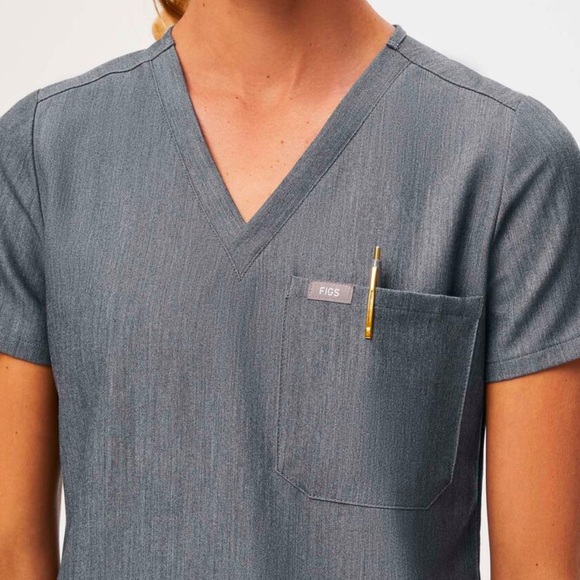 Graphite Figs Catrina scrub top Small - Picture 2 of 9